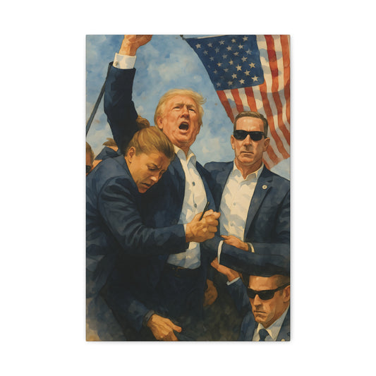 "Fight, Fight, Fight!"– Canvas Wall Art