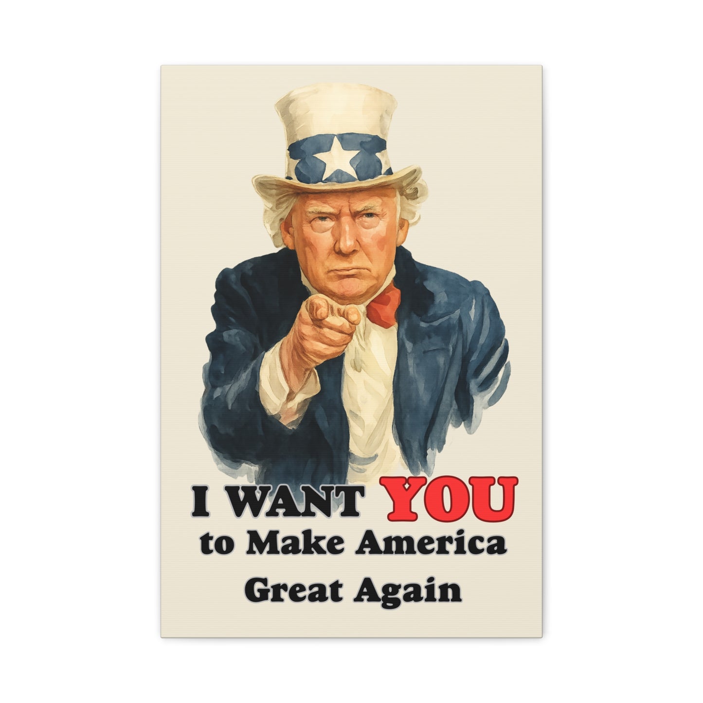 Trump “Uncle Sam” Canvas Wall Art