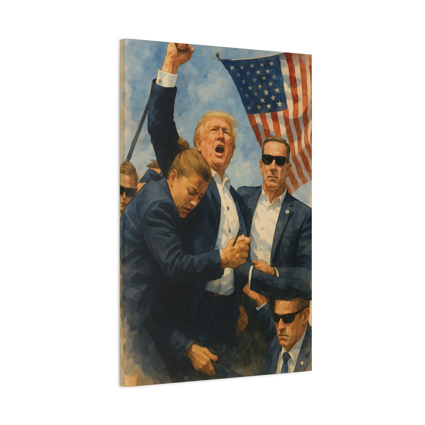 "Fight, Fight, Fight!"– Canvas Wall Art