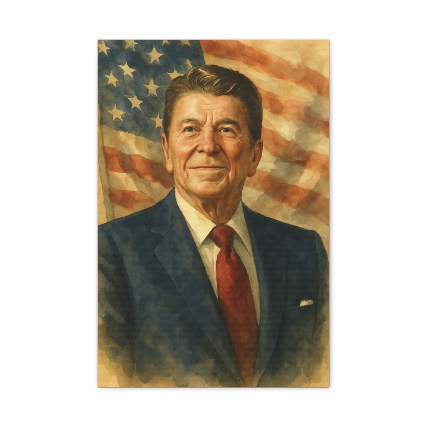 Ronald Regan Canvas Art