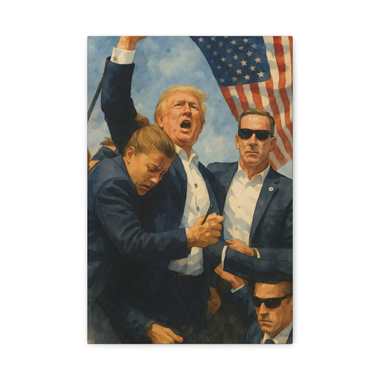 "Fight, Fight, Fight!"– Canvas Wall Art