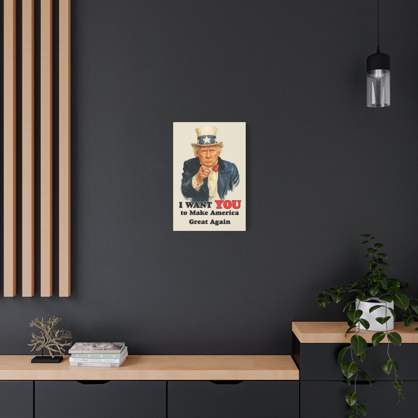 Trump “Uncle Sam” Canvas Wall Art