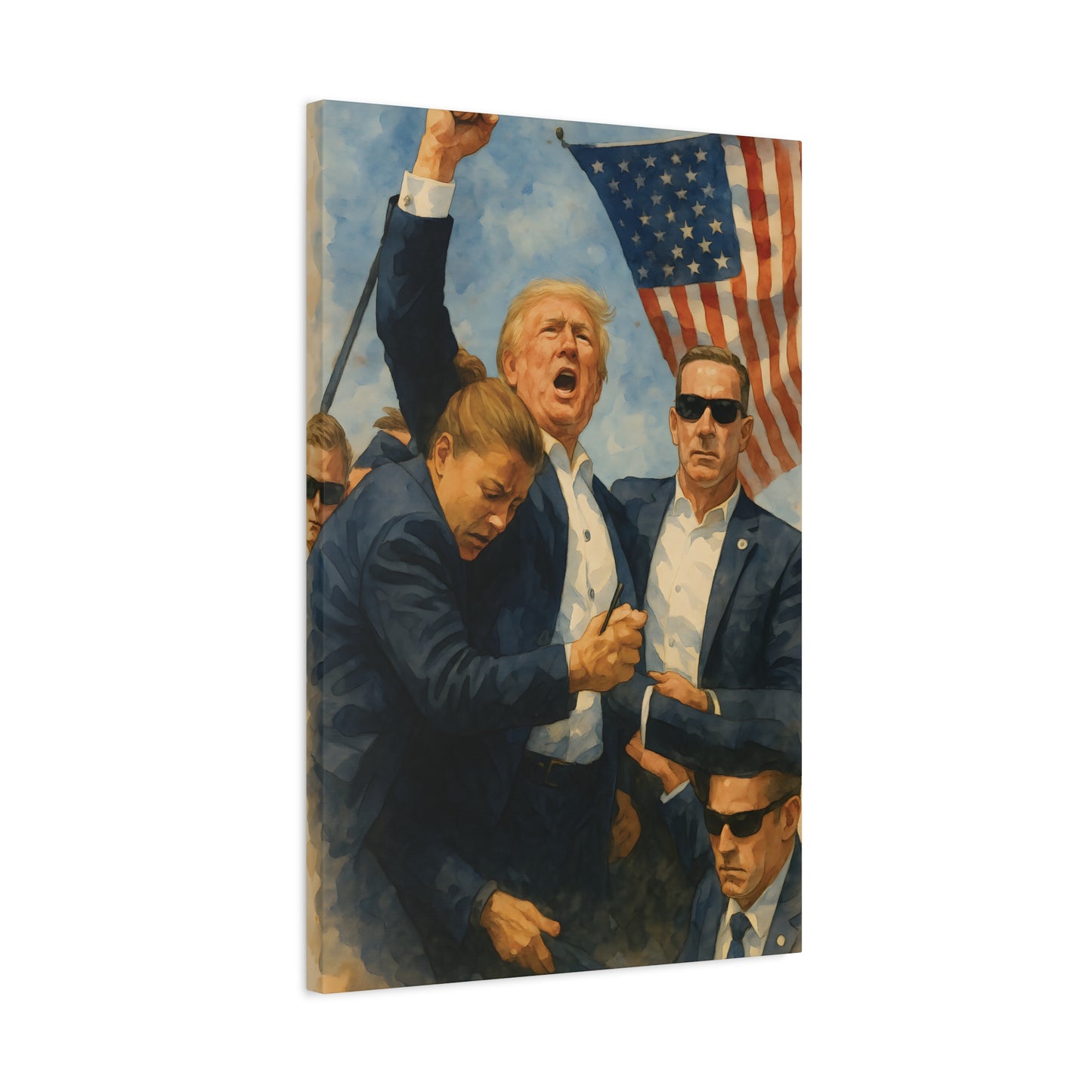 "Fight, Fight, Fight!"– Canvas Wall Art