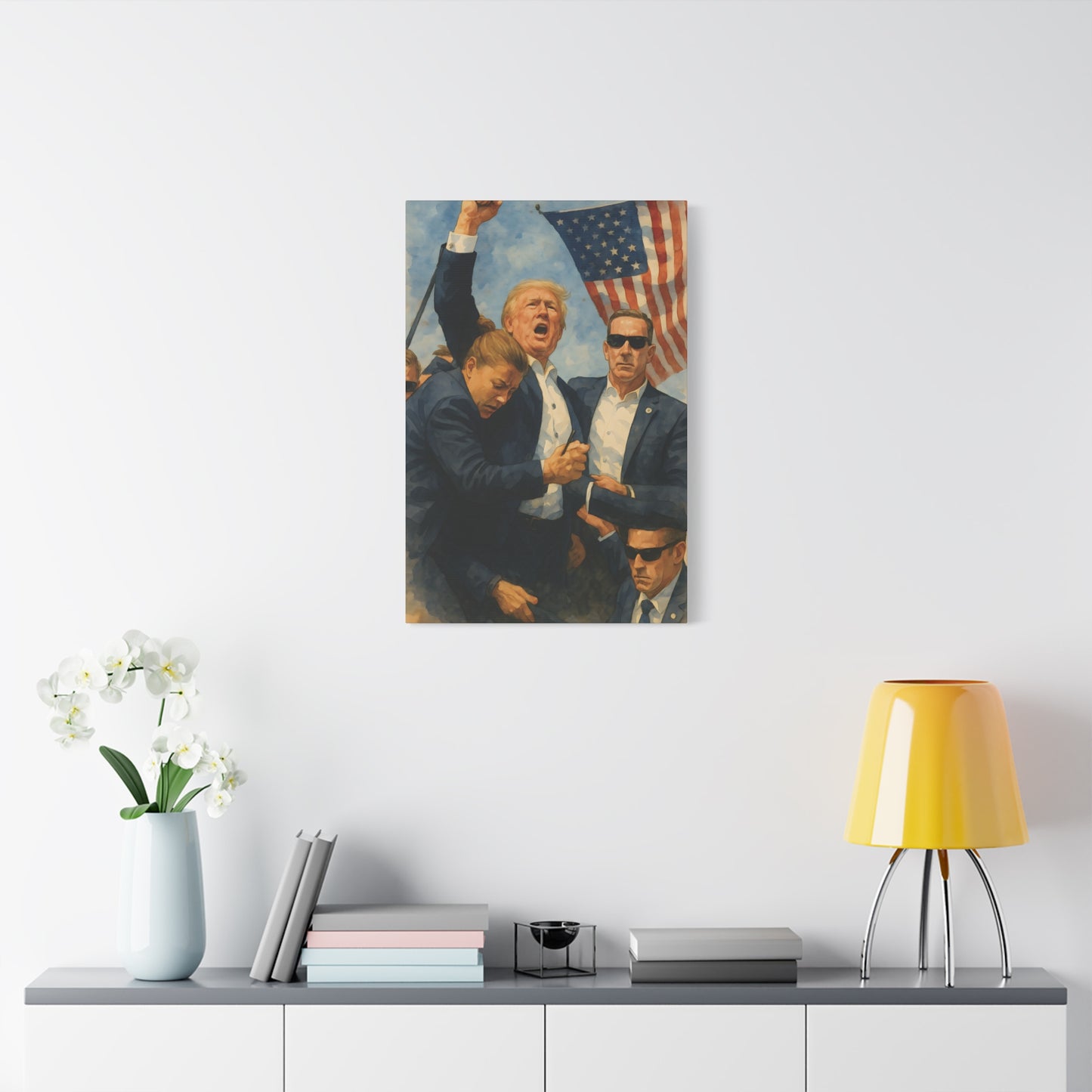 "Fight, Fight, Fight!"– Canvas Wall Art