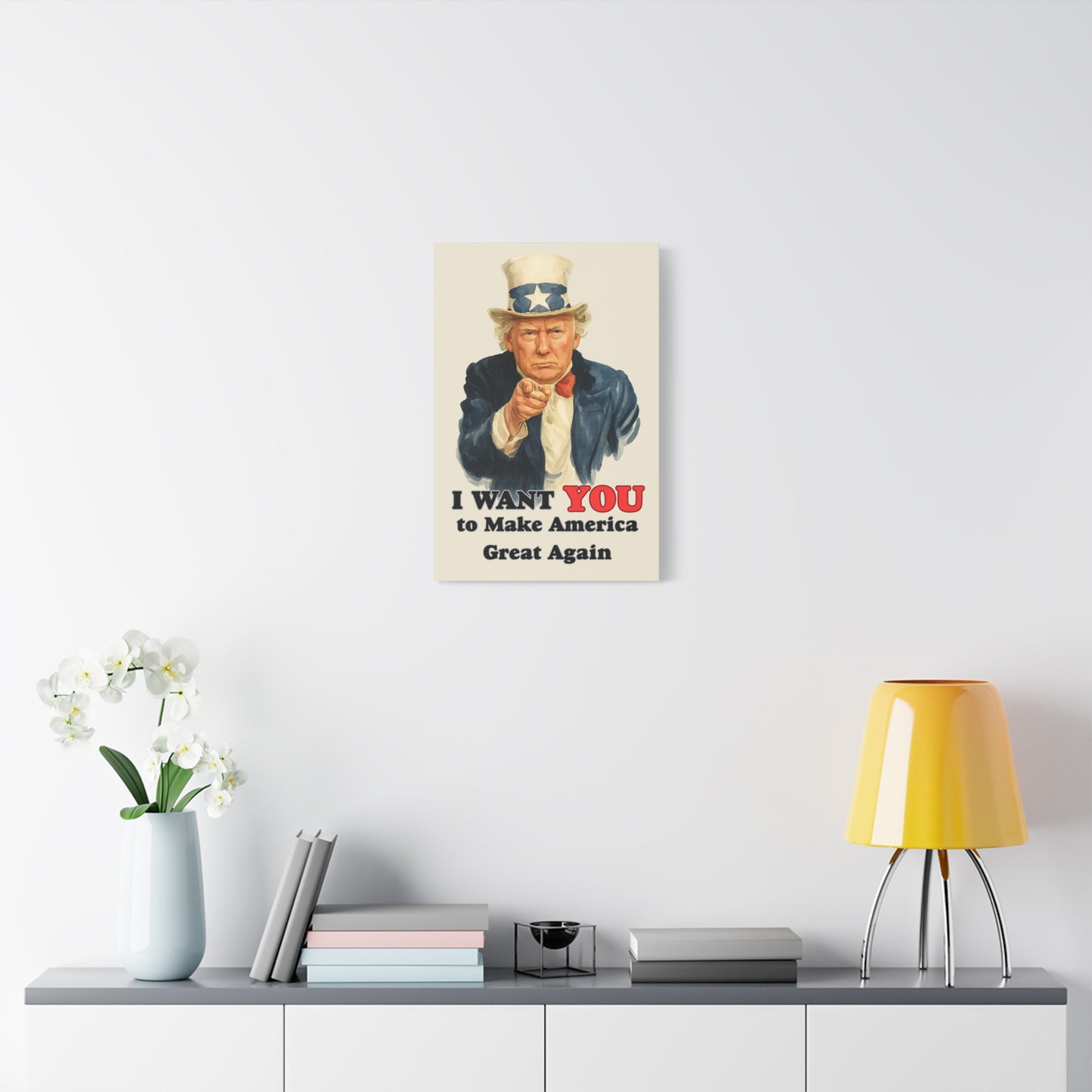 Trump “Uncle Sam” Canvas Wall Art