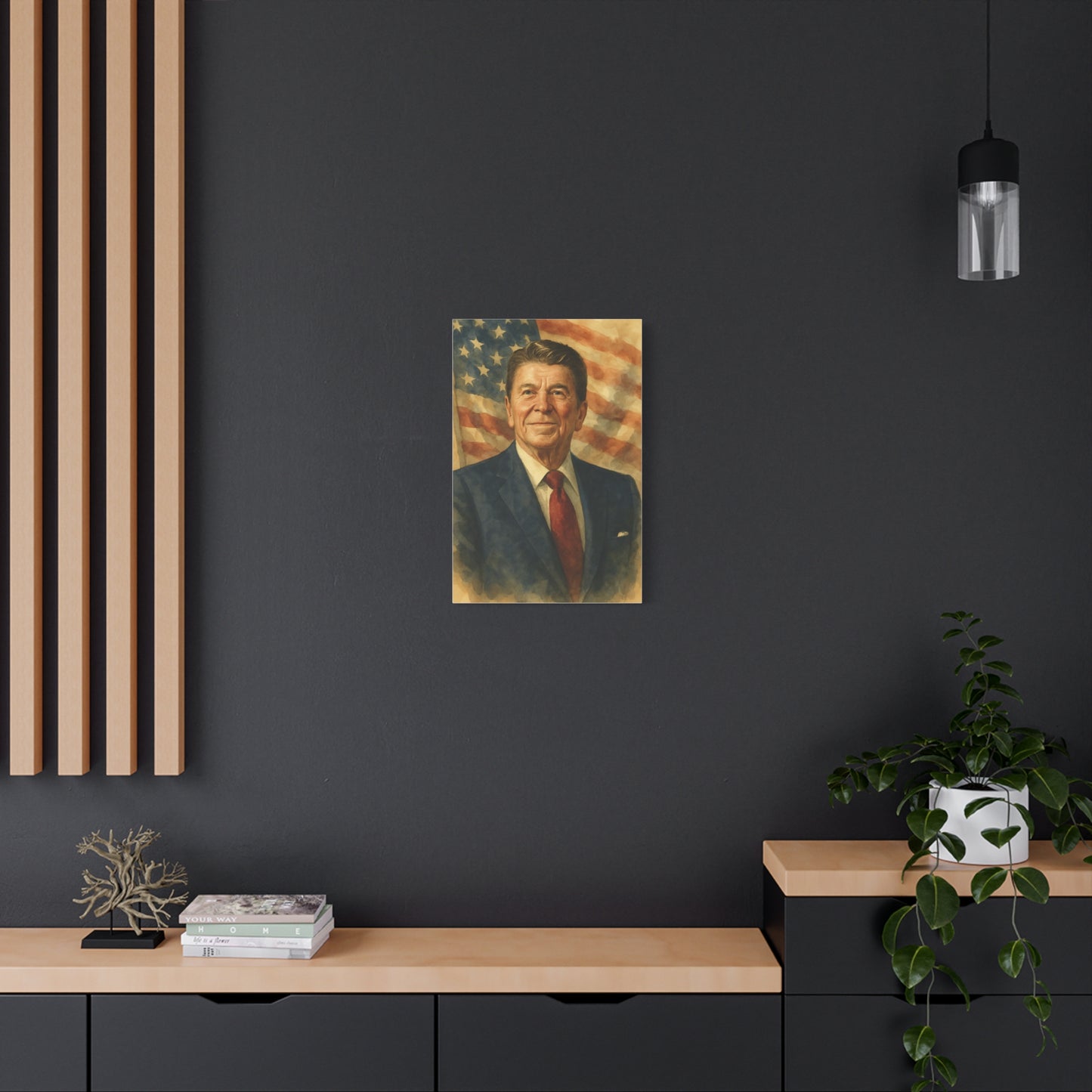Ronald Regan Canvas Art