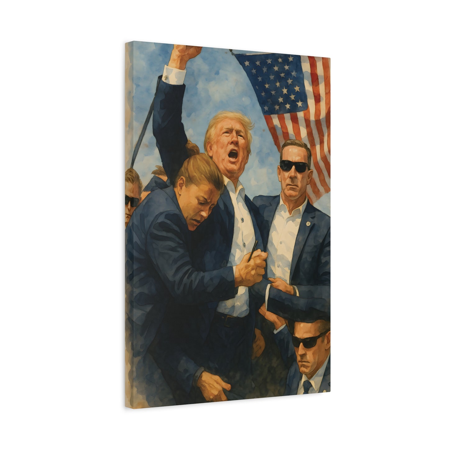 "Fight, Fight, Fight!"– Canvas Wall Art