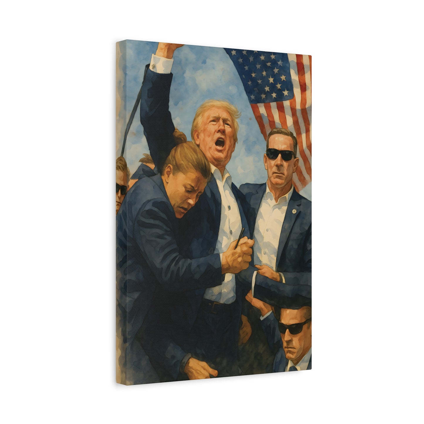 "Fight, Fight, Fight!"– Canvas Wall Art