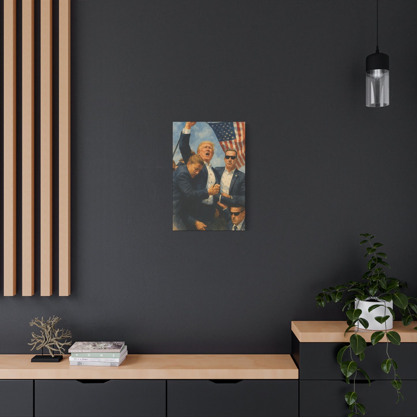 "Fight, Fight, Fight!"– Canvas Wall Art