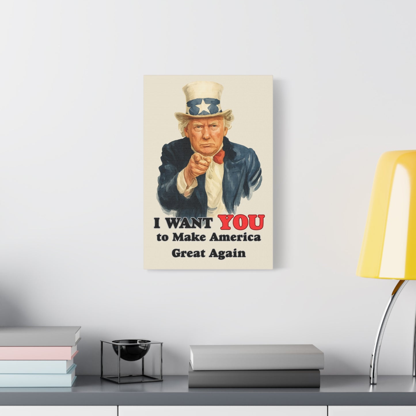 Trump “Uncle Sam” Canvas Wall Art