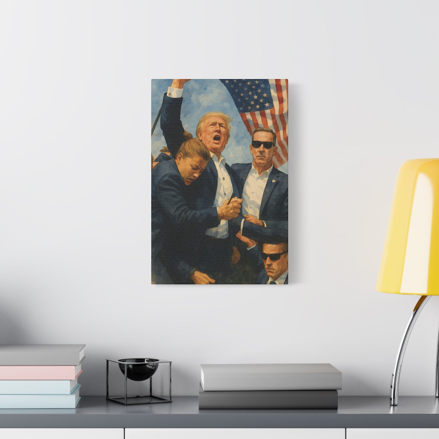 "Fight, Fight, Fight!"– Canvas Wall Art